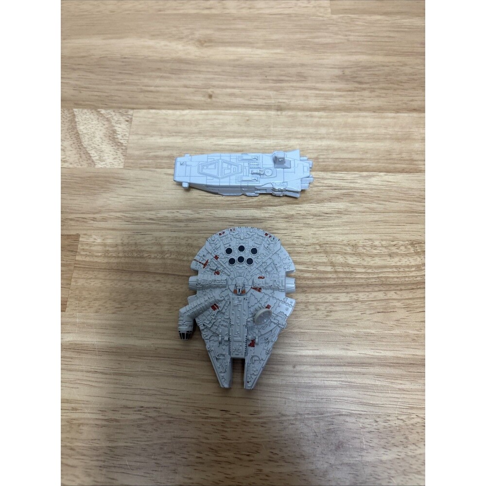 FLF Star Wars Millennium Falcon And First Order Transport Die-Cast - No Stand